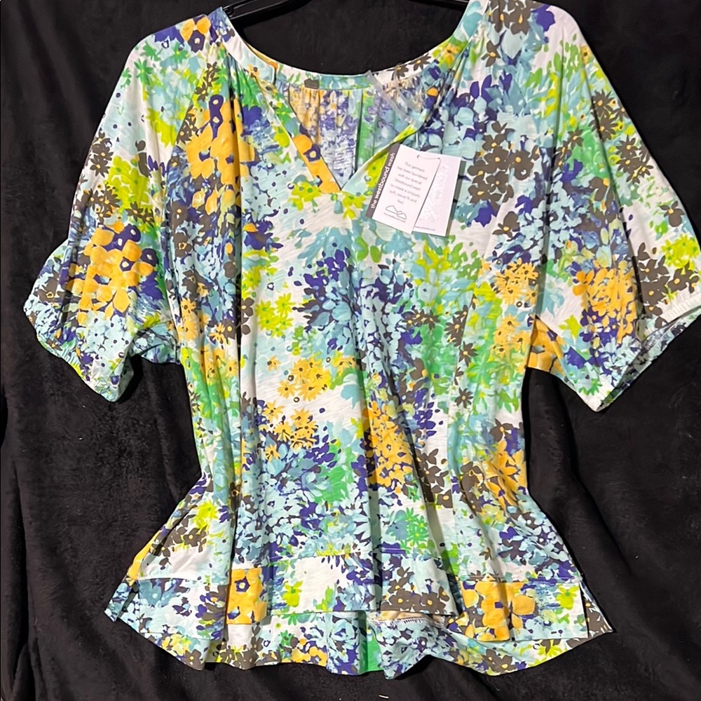 Floral Multicolor Women's Top